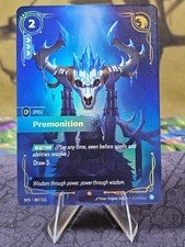 Premonition 087/221 Riftbound TCG Spiritforged League of Legends Epic NM