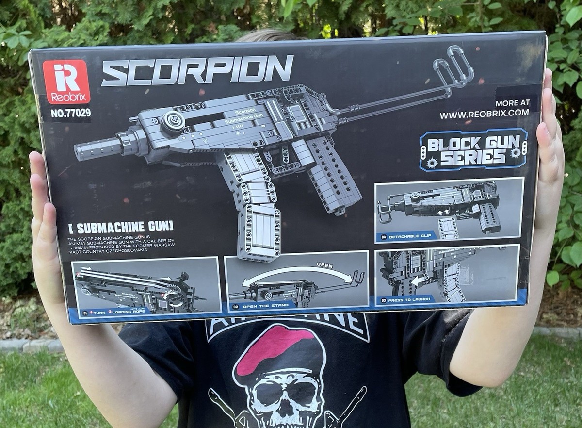 Building Blocks Skorpion VZ 61 Sub Gun Reobrix Scorpion Model Toys