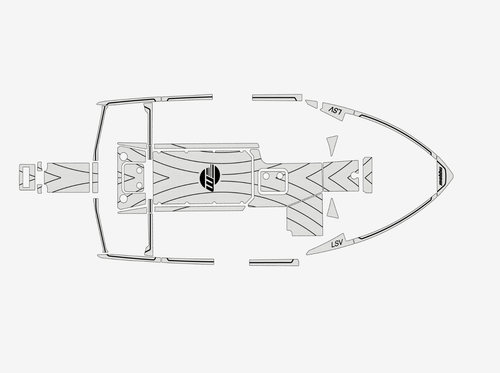 2021-2023 Malibu 23lsv Anti-slip mat Custom EVA faux teak marine deck flooring - Foto 11 di 13