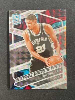 Tim Duncan 2023-24 Panini Spectra Spectracular Debut Interstellar /99 #194