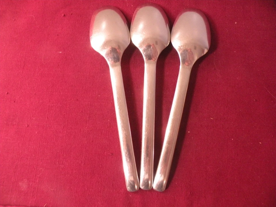 Набор из 3 овальных суповых ложек Oneida USA из нержавеющей стали Vectra 7 1/2 дюйма - Изображение 4 из 4