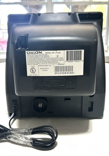 Vintage 1999 Orion TV1329 13" CRT TV Retro Gaming Television, NO REMOTE Tested - Picture 10 of 15