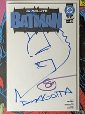 Product Image: SIGNED w/ SKETCH Dragotta Snyder Absolute Batman #1 UAE Blank VARIANT COA NM+