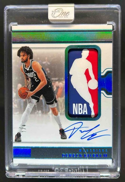 2024-25 One and One Dereck Lively II Eminence Logoman Auto #1/4 Mavericks