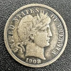 1908 S  Barber Dime