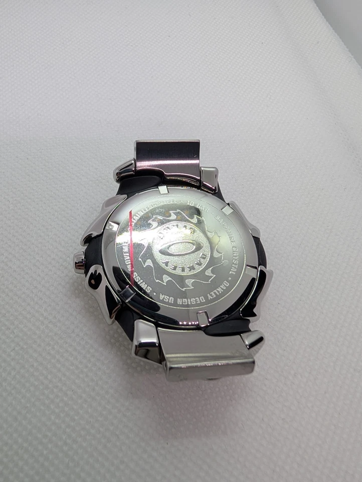 New Oakley Blade polished watch case crown glass authentic  - Image 2 of 4