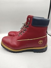 Timberland Leather Upper Red Boots for Men | eBay display picture 1