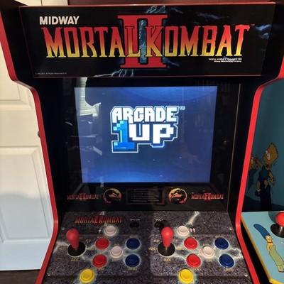Arcade1UP Mortal Kombat II Midway  Arcade w/ Risers. Assembled 
