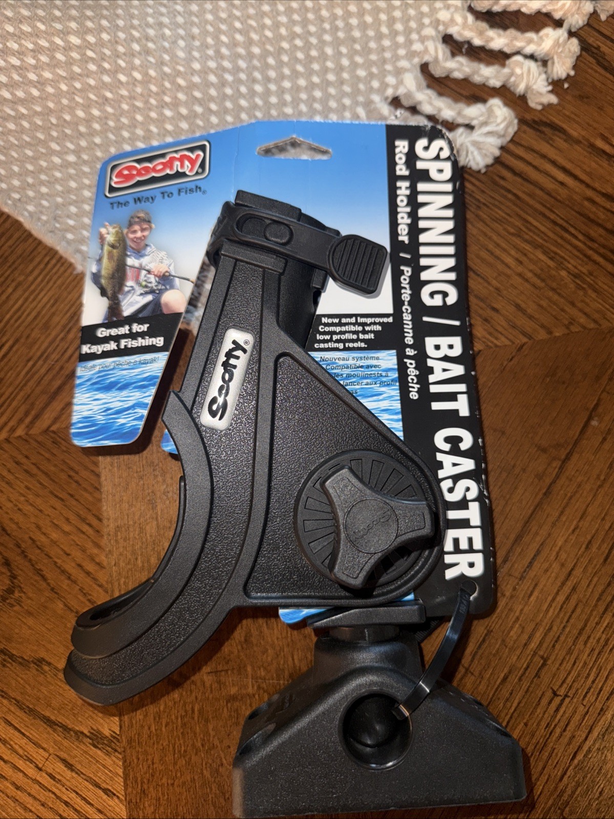 Scotty 280 Bait Caster/Spinning Rod Holder w/241 Deck/Side M