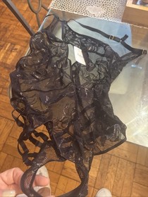 Boite a Desir by Aubade Paris Twist and Love Women's Bodysuit OSFM NIB