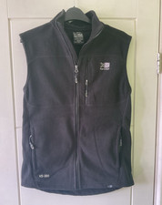 Karrimor KS-300 Black Full Zip Fleece Gilet Vest Mens XS Chest Size
