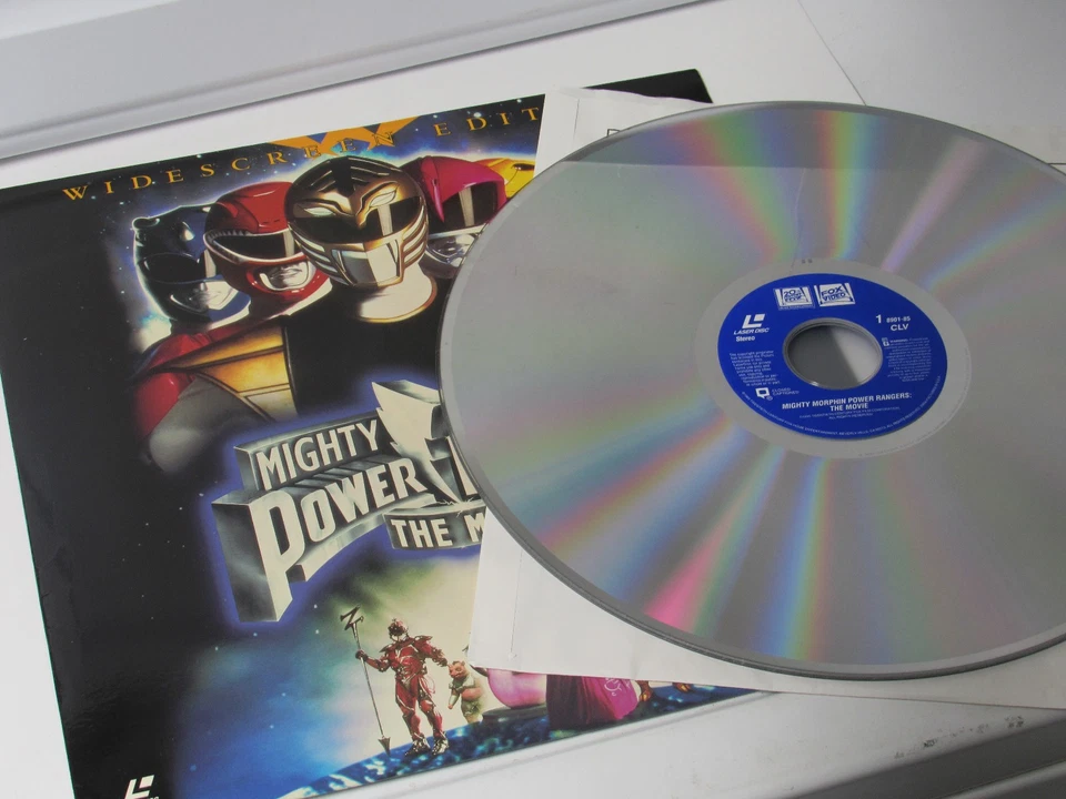 Mighty Morphin Power Rangers: The Movie (1995) Widescreen LD Laserdisc + FREE - Image 4 of 4