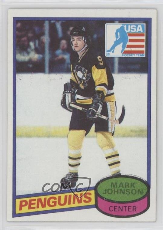 1980-81 Topps Scratched Mark Johnson #69 Rookie RC 0ll