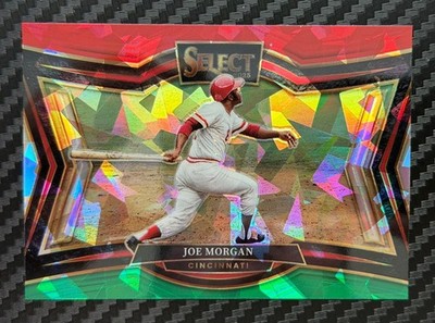 2025 Panini Select Baseball Diamond Level Red & Green Ice Joe Morgan #262