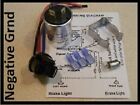 6 volt 535 flasher, bracket, 3 wire plug, 6 v bulb, installation directions