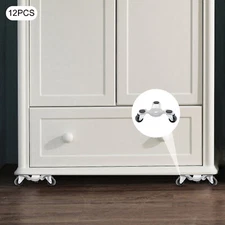 12Pcs Dolly Furniture Moving Dolly Caster Triangle Swivel Caster 150kg/330.69lbs