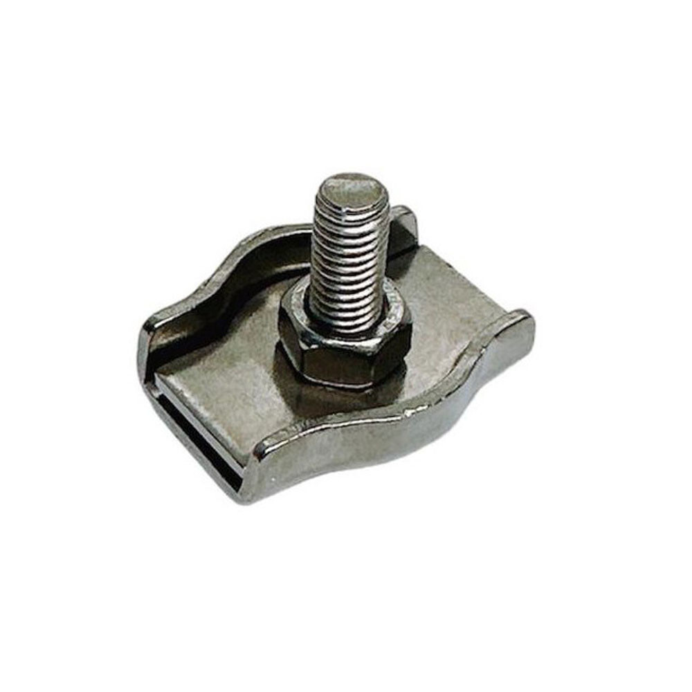 Simplex Single Bolt Wire Rope Clips,Stainless Steel for 1/16"-3/32" Wire Cable 