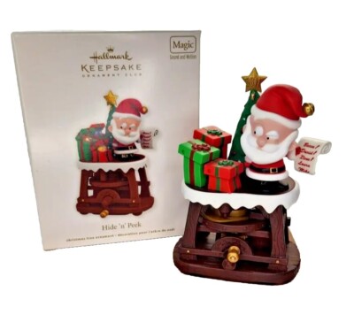 2011 Hide n Peek Hallmark Keepsake Ornament Magic Sound and Motion Animated