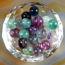 Wholesale 500pcs Lot Natural Fluorite Stone Round Spacer Loose Beads 8mm DIY