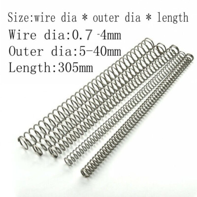 5 Pz 2.0 Mm Molle Di Compressione Molla Di Pressione Filo Diametro 2.0 Mm Diametro Esterno 12 13 14 15 16 17 18 19 20-30mm Lunghezza 15-100 Mm (30mm,30MM_2.0MM - Foto 6