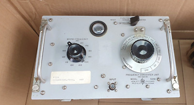 HP Hewlett Packard Model 525B Frequency Converter Unit 100-220 MC / RARITÄT
