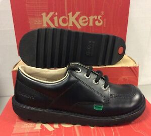Kickers Low Core Leather Black Unisex 