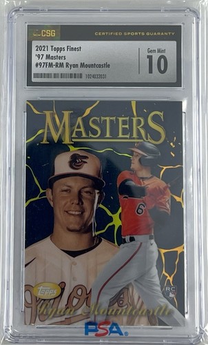 Ryan Mountcastle [Red Refractor] #97FM-RM 2021 Topps Finest 1997 Masters card