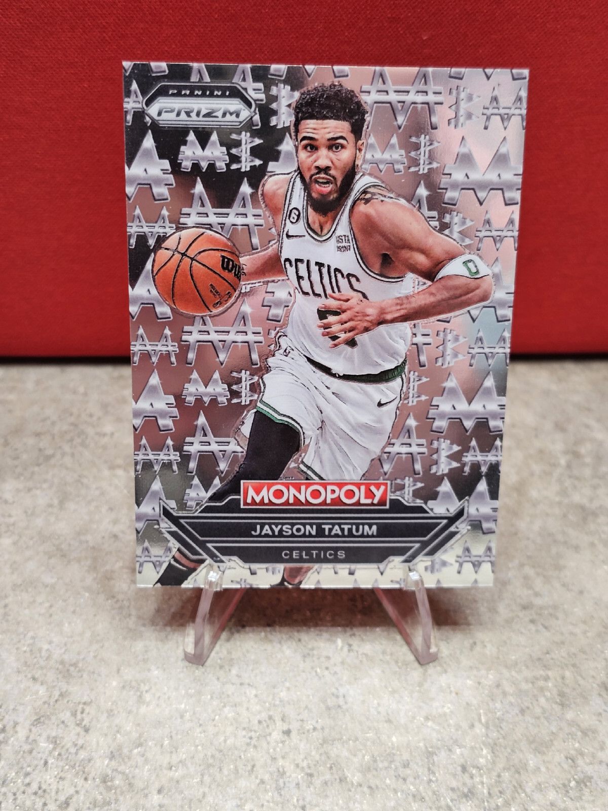 2022-23 Monopoly Prizm Money White!! Jayson Tatum SUPER RARE CASE HIT!! SSP #M2