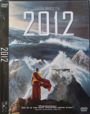 2012: Roland Emmerich Disaster Film (DVD, 2009, VG) John Cusack