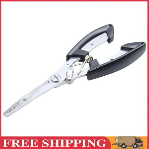 Fishing Pliers Scissors Line Cutter Remove Hook Tackle Stainless Steel Tool - Photo 1/6
