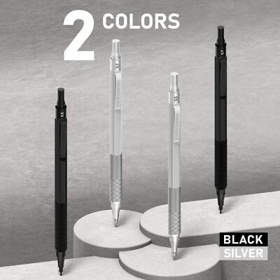 Four Candies 4PCS Metal Mechanical Pencils Set with Case 0.5mm