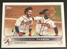 2022 Topps Series 2 Atlanta Braves #342 Postseason Passion