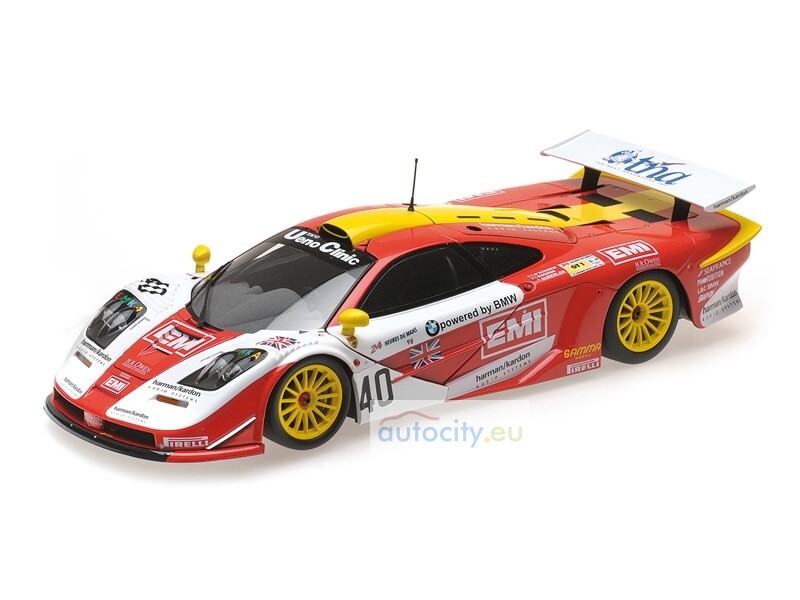 MINICHAMPS MCLAREN F1 GTR EMI O'ROURKE/SUGDEN/AUBERLEN 24H