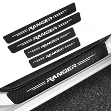 4x For Ford Ranger Accessories Car Door Sill Scuff Plate Cover Panel Protectors