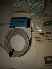NEW GENUINE SICK OPTEX WLL160-E122 PHOTOELECTRIC FIBER-OPTIC SENSOR