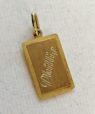 Gold Kette Anhänger Phillip Gelbgold 333 von GGS, Top     