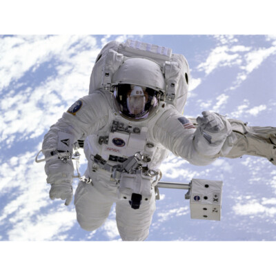 Weltraum NASA Astronaut Shuttle Endeavour Roboterarm Leinwand Wandbild Kunstdruck Poster