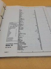 1986 LINCOLN MARK VII ELECTRICAL WIRING DIAGRAMS GUIDE MANUAL SHEETS 