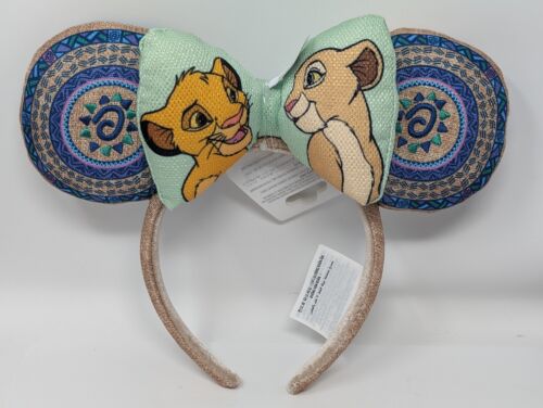Simba Nala The Lion King Minnie Mouse Ears Headband Disney Parks - Picture 1 of 6