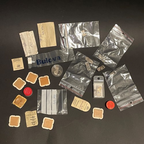 Vintage Watchmaker's Estate Lot – NOS FHF59 Motion, Engraved Case, Dials, Parts - 第 1/11 張圖片