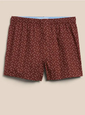 MENS SIZE XL 40-42 BANANA REPUBLIC CANDY CANE PRINT COTTON BOXERS NWT