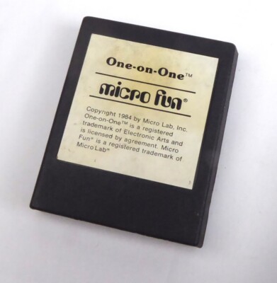 CBS Colecovision Spiel -- ONE ON ONE (Micro Fun) -- (no Atari)