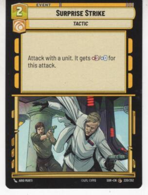 Star Wars Unlimited Karte SOR220 - Surprise Strike