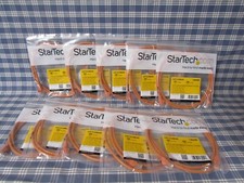 StarTech.com 5ft CAT6 Ethernet Cable Lot of 10 New Sealed Cables FREE SHIPPING