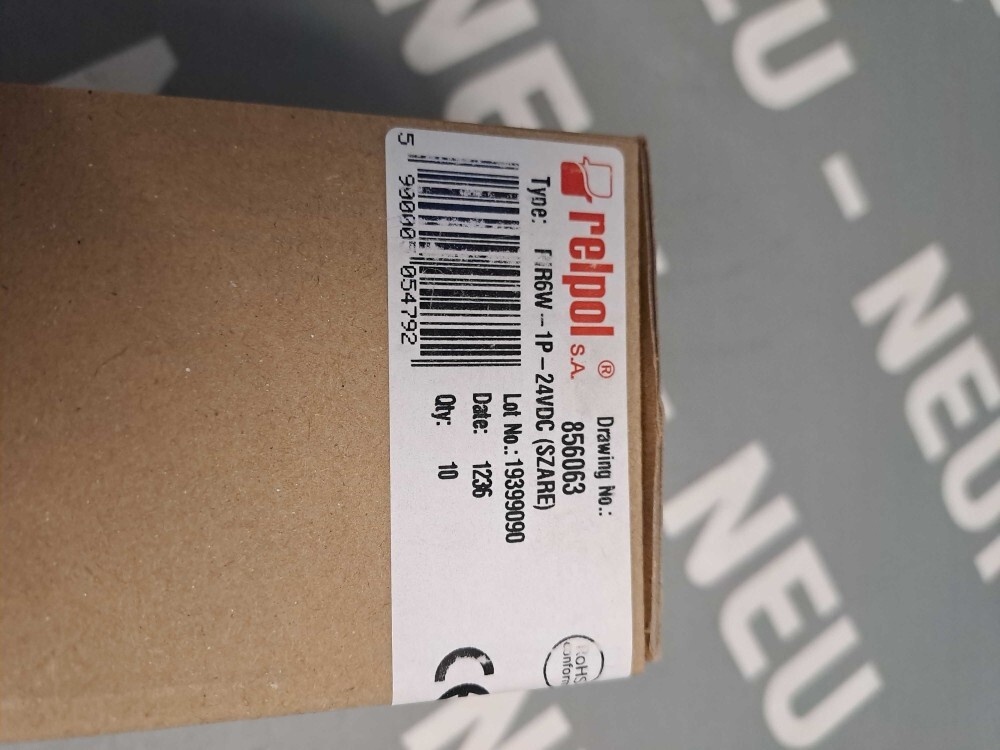 Relais d'interface 856063 Relpol à profil étroit pour armoire électrique active