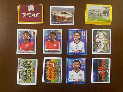 Panini FIFA World Cup Qatar 2022 Sticker Foils - FWC, Group A + Group B