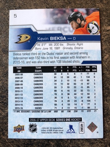 2016-17 Upper Deck - Base #1-200 (YOU PICK) - Picture 12 of 374