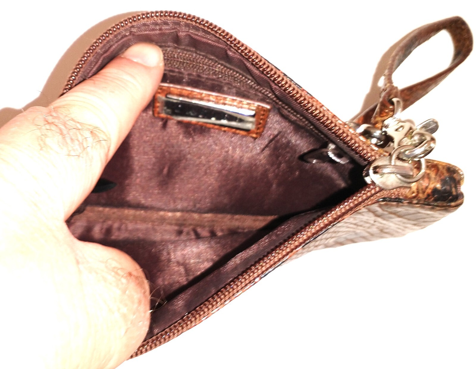 Vintage Danier Natural Leather Python Snakeskin W… - image 9