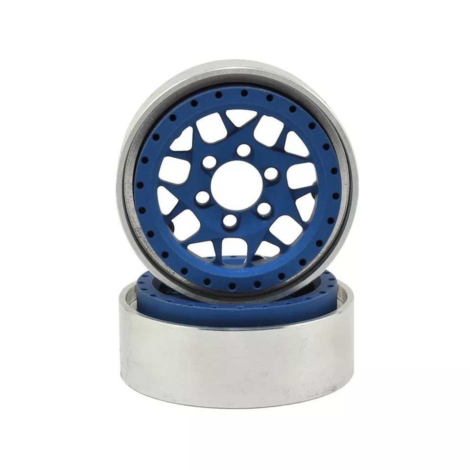 KMC 1.9 XD127 Bully Blue Anodized Wheels (2Pk) - Vanquish #VPS07714 - Image 2 of 3