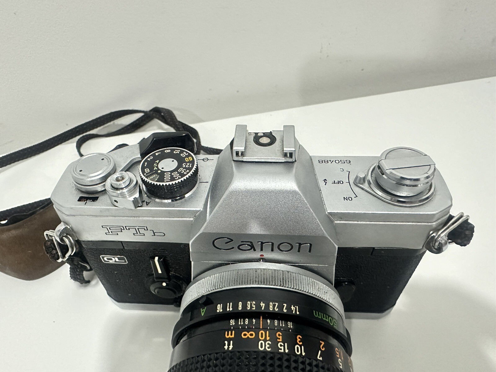 Canon FTb QL SLR FILM CAMERA w/ Canon FD 50mm 11.4 Lens eBay